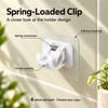6 Pack Self Adhesive Curtain Rod Holder Hooks for Wall