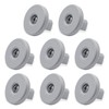 GIANTO Set of 8 Dishwasher Basket Wheels Compatible with Zanussi,