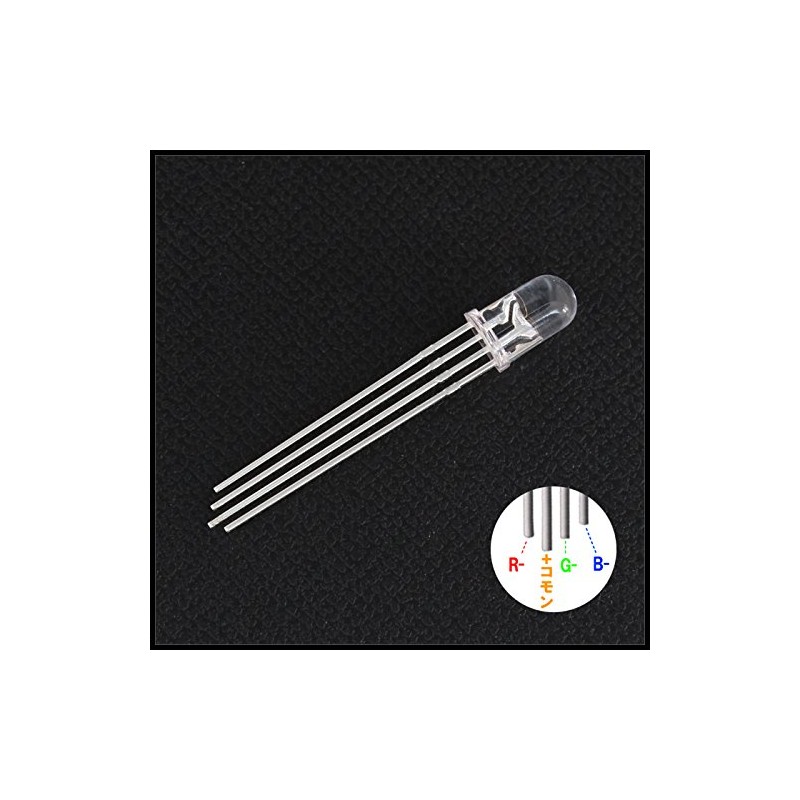 Kaito Denshi LED Bullet Type 0.2 inch (5 mm) RGB