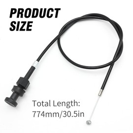 Zreneyfex 30.12" Hand Choke Cable Replacement for Fat Cat TR200 Replacement for ATV Golf Cart Dirt Bike Quad Bike 4 Wheeler 50cc 70cc 90cc 110cc 125cc