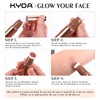 KYDA Highlighter Beauty Wand, Face Illuminator with Cushion Applicator, Natural