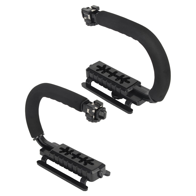 Camera Handheld Stabilizer ABS Sponge Adjustable Angle U Shaped Foldable