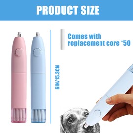 Electric Eraser Kit Portable: Nizirioo 2 Pieces Automatic Eraser Pencil Eraser 50 Pieces Replacement Eraser for Pencils Drawing, Learning, Office