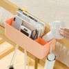 Bed Organizer Plastic Bedside Storage Hanging Basket Bed Table Shelf