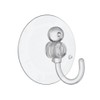 SUCTION SUCKER WINDOW HOOKS CLEAR PLASTIC HOOK 45MM ( pack
