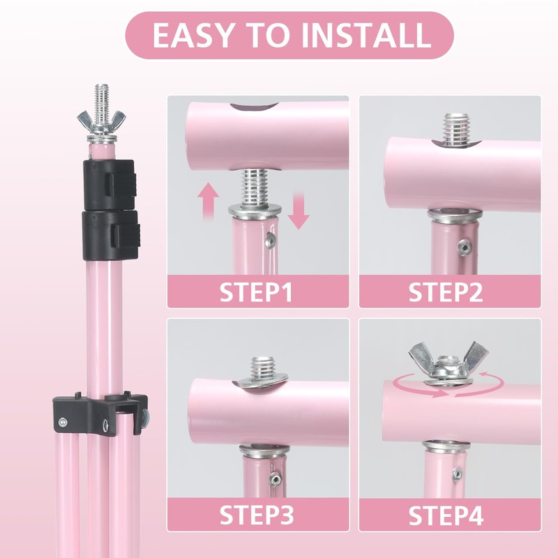 LDGHO Backdrop Stand 10x7ft(WxH) Photo Studio Adjustable Background Stand Support