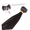 Gogogmee 5Pcs Black Straight Hair Doll Wigs for Diy Craft