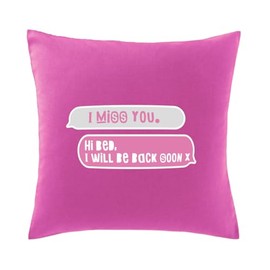 Hippowarehouse Hi Bed, I will be back soon x Printed bedroom accessory cushion cover case 41x41cm
