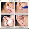 112 Pcs Ear Piercing Kits, Disposable Piercing Kit No Pain