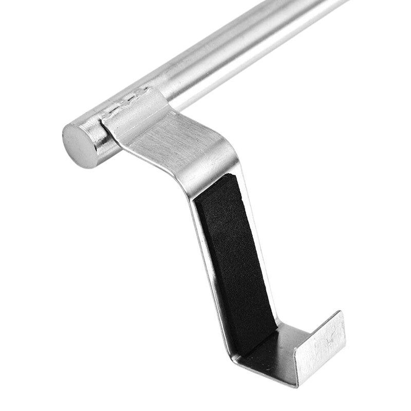 Dependable Industries Over The Cabinet Towel Bar Stainless Steel Mounts