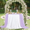 Light Purple Chiffon Table Runner 27x120 Inches Rustic Table Runners
