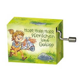 Fridolin Music Box/Hopp Hopp, Horse Running Gallop, Children's Rhyme