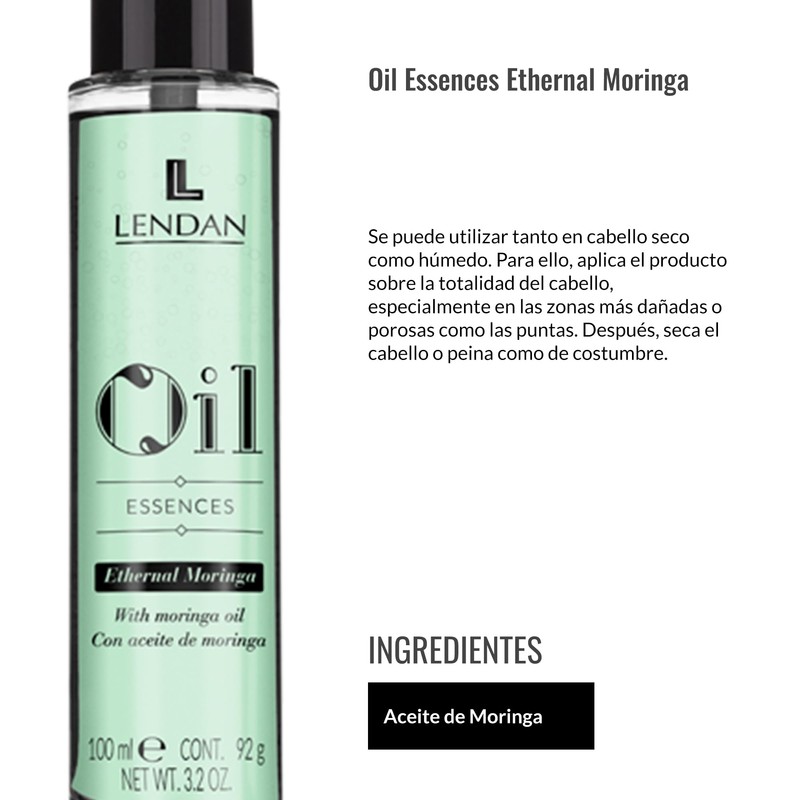 lendan LD Oil Essences E. Moringa Oil Capilar – 100