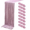 8Pack Lavender Cheesecloth Table Runners 120Inch Gauze Table Runner Cheese
