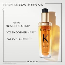 Kerastase Elixir Ultime Refillable Hair Oil - Hydrates & Smoothes Frizz, Adds Shine, With Wild Camellia, Nourishes & Strengthens Hair, For All Hair Types