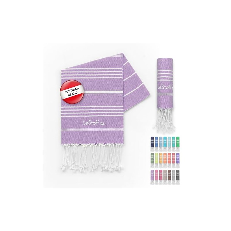 LeStoff Premium Hammam Towel - 100% Organic Cotton - Pre-washed