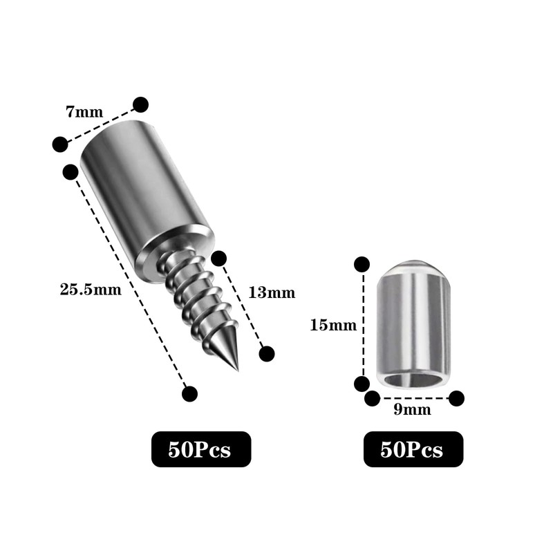 Jomdjmskes Pack of 50 Shelf Brackets, Shelf Holder with Rubber