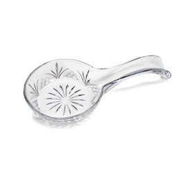 Godinger Spoon Rest Kitchen Counters, Crystal Glass Spoon Holder Rest - Dublin Collection, XL SIZE…