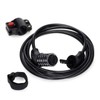 qeedo Bike Trailer Lock Bicycle Trailer Cable Lock [2.5 m