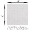 Set of 3-14" x 14" -Silicone + 3 Mesh Sheets