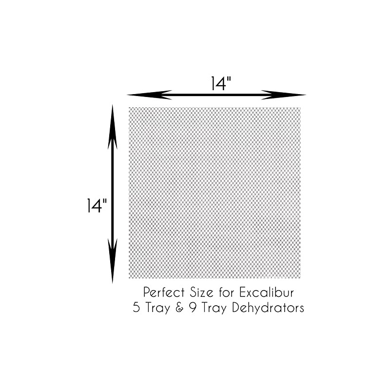 Set of 3-14" x 14" -Silicone + 3 Mesh Sheets