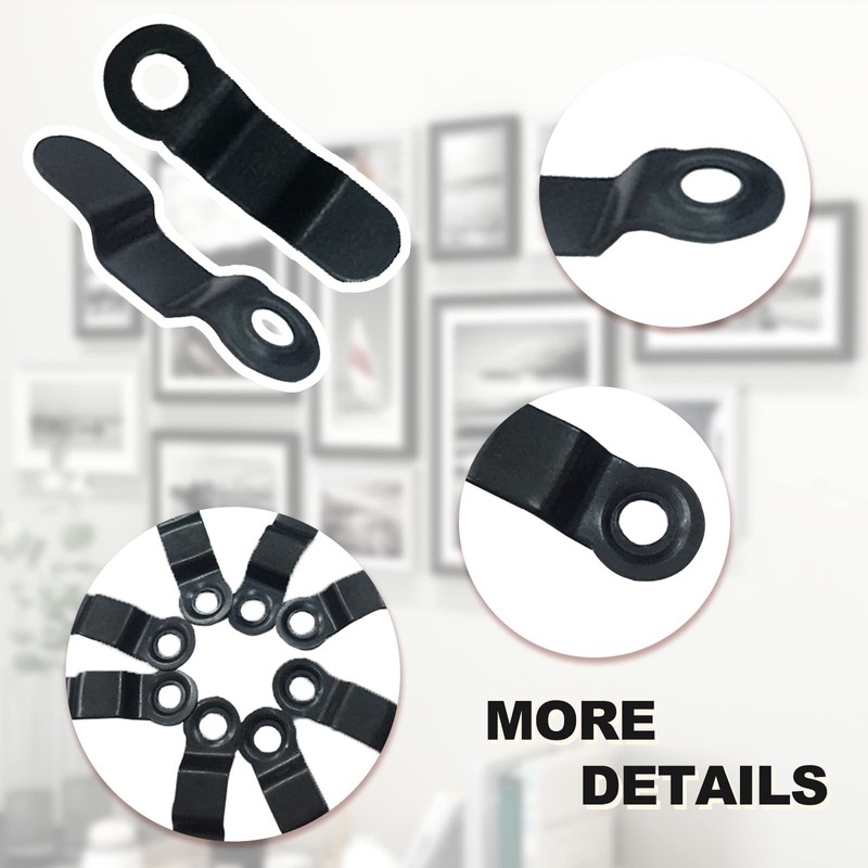 PMELCXD 100 Pieces Picture Frame Rotating Fixings Photo Frame Buckle