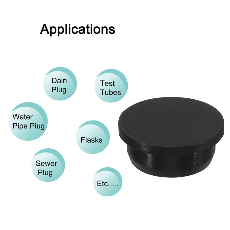 MECCANIXITY Silicone Rubber Hole Plug 34.3mm Diameter Soft Flexible Stopper
