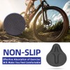 ANZOME Bike Seat Cushion, Exercise Bike Seat Cover, Wide Foam