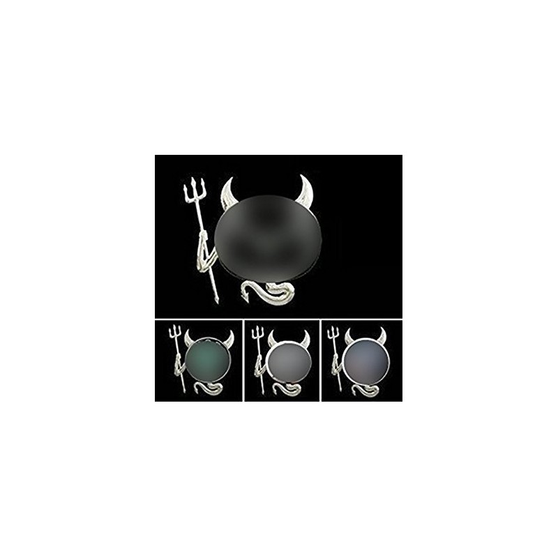 Huayang Stilvolle Silber 3D Teufel Dämon Auto hinten Emblem Aufkleber