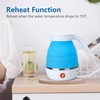 Aigostar Sapphire 30LDC Travel Foldable Kettle with Cool Touch Handle,