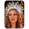 JEAIRTS Light Up Headband Led Crown Headbands Glow Rave Headpiece