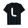 Creative Bold White Letter L - Design - Alphabet -