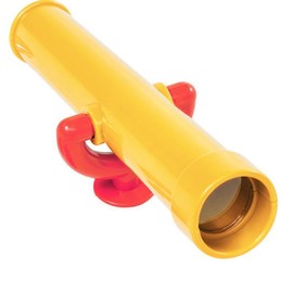 Kids Children's Toy Telescope perfect for Climbing Frames, Tree House Play Dens Play House Garden Fun (Yellow)