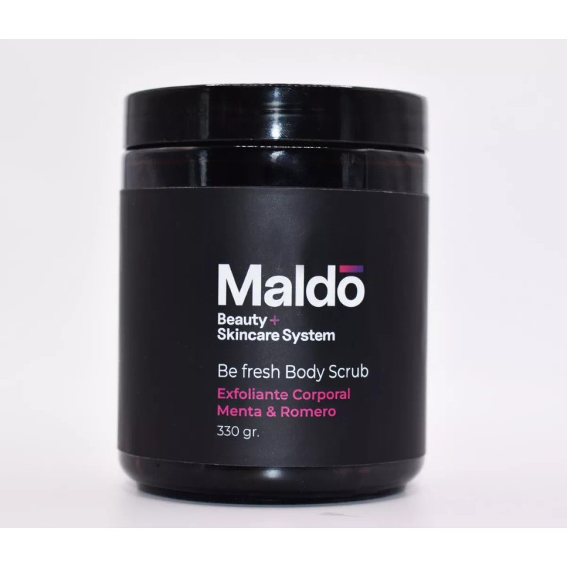 Maldó, Detox Body Scrub Menta Y Romero, Carbon Activado