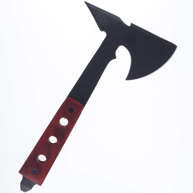 Universal Full Tang Spiked Axe Tomahawk Wooden Handle Ultra Lightweight