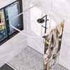 U Shaped Shower Curtain Rod, Adjustable Genuine 304 Stainless Bathroom