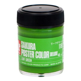 Sakura Crepas PWD45ML#118 Paint Poster Color DX 1.6 fl oz (45 ml), Leaf Green