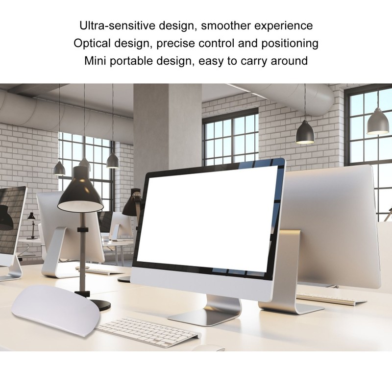 USB Mouse Wireless Smart Slim Mini Portable 2.4G Cordless Mouse