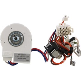 W11224591 -ClimaTek Refrigerator/Freezer Evaporator Motor Fits Whirlpool Maytag Kenmore W10728111, W10865431, W11215582, 4844712, AP6329809, PS12349521, EAP12349521
