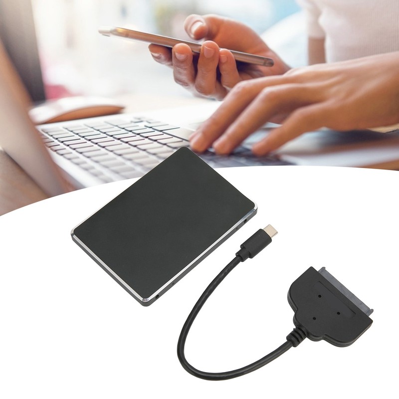 SSD Adapter Box Kit 10Gbps Data Transmission Ultra Thin Design