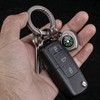 TISUR Titanium D-Ring Black for Smart Key D-Can DIY Leather