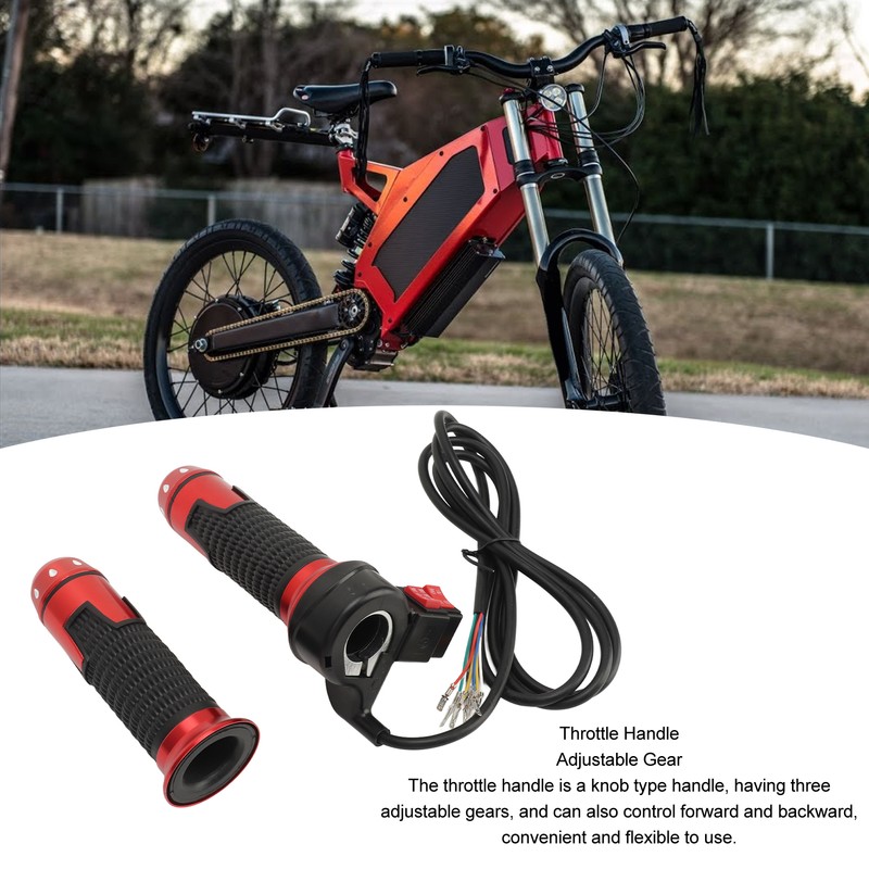 22mm Throttle Handle Aluminum Alloy Adjustable Gear Sensitive Control Throttle