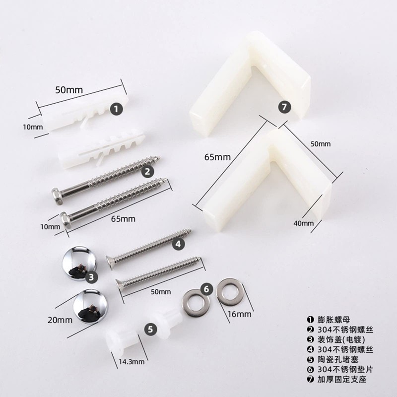 Cheeroyal Angled Floor Bathroom WC Toilet Pan/Bidet Side Fixing Bathroom
