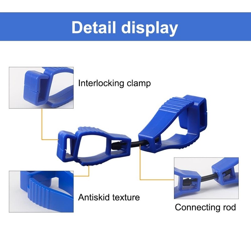 DONGKER 5PCS Glove Holder Clip,Glove Belt Clips for Work Gloves