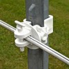2-Pin T-Post Insulator (White)