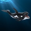 Simulation Whale Miniature Animal Toy Collection Figurine Home Decor Ornament