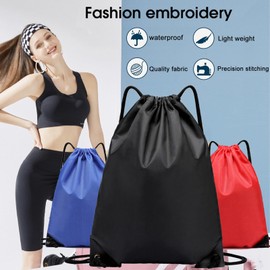 2PSC Drawstring Bag Gym Drawstring Backpack Small Gym Bags Backpack for Men Draw String Back Bag Sport Basketball Wrestling Bag Waterproof String Bag Soccer Workout Swim Gymnastics Beach Mesh Bag