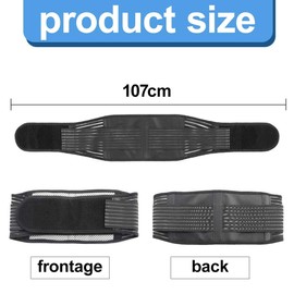 JUGUTA Rückenbandage Stützgürtel Lendenwirbelsäule, Atmungsaktive Rückengurt Für Unisex, Stabilisierungsgurt Für Rückenschmerzen, Bandscheibenvorfall, Anti-Schweiß Rückenbandage Nierengurt