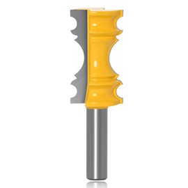 Mesee Crown Molding Router Bit, 1/2 Inch Shank Chair Rail Molding Router Bit Woodworking Architectural Trimming Forming Cutter Tool