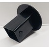 Navy (Round) Plastic Plastic ABS Trailer Hitch Cover Car-Truck-SUV 2"